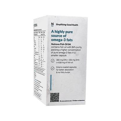 NUTROVA FISH OIL 84 Softgel 4X15's - Global Surgicals
