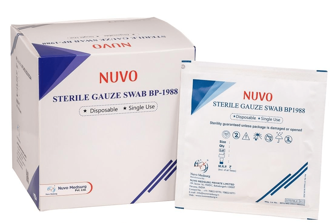 Nuvo Medsurg Sterial Gauze Swab - Global Surgicals