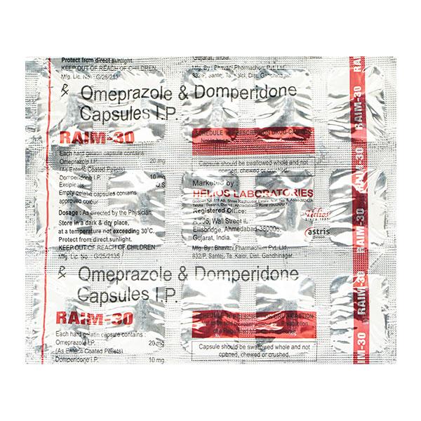 RAIM 30mg Capsule 15's