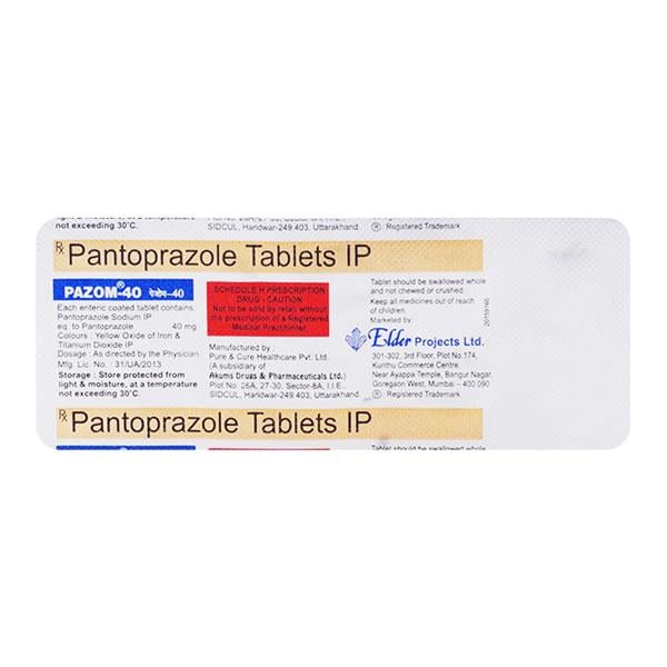 PAZOM 40mg Tablet 10's