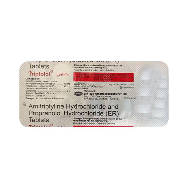 Triptolol Tablet 10'S