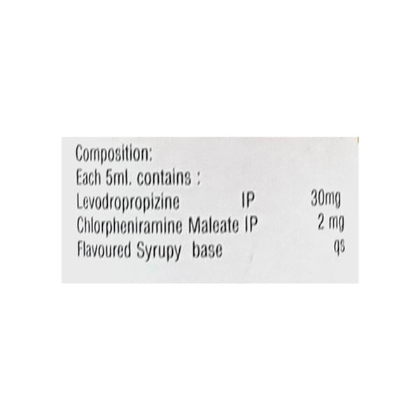 TUSTY LC SUGAR FREE COUGH Syrup 100ml