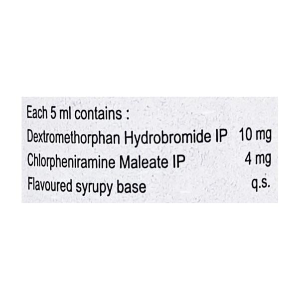 Aerodil DX Sugar Free Raspberry Flavour Dry Cough Syrup 100ml