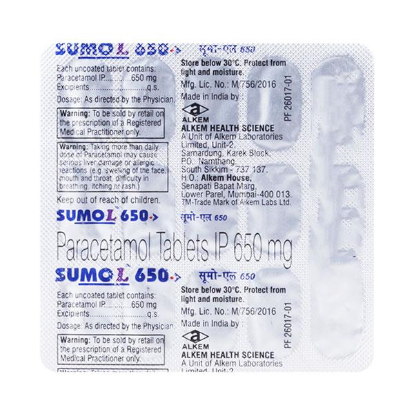 Sumo l 650 Tablet 15'S