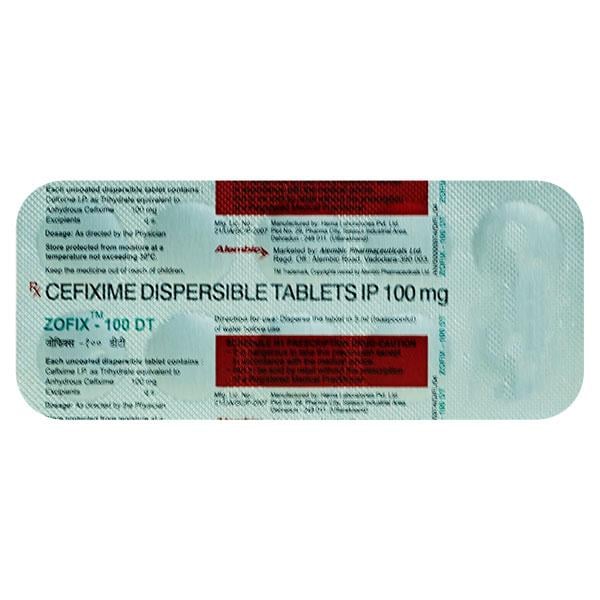 ZOFIX 100 DT Tablet 10's