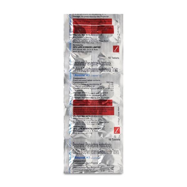 Rinostat Plus Tablet 10'S