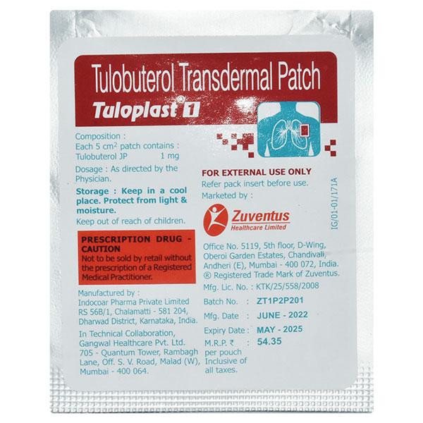 Tuloplast 1 Transdermal Patch 1'S