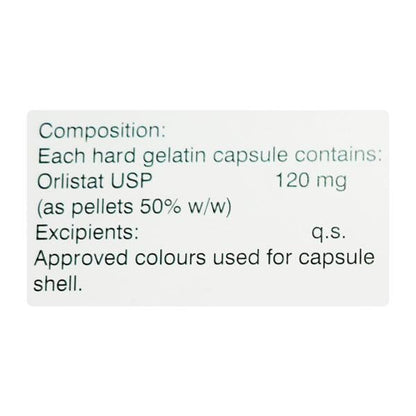 O Stat 120mg Capsule 10'S - Global Surgicals