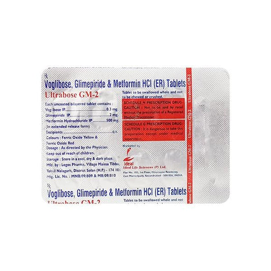 ULTRABOSE GM 2mg Tablet 10's