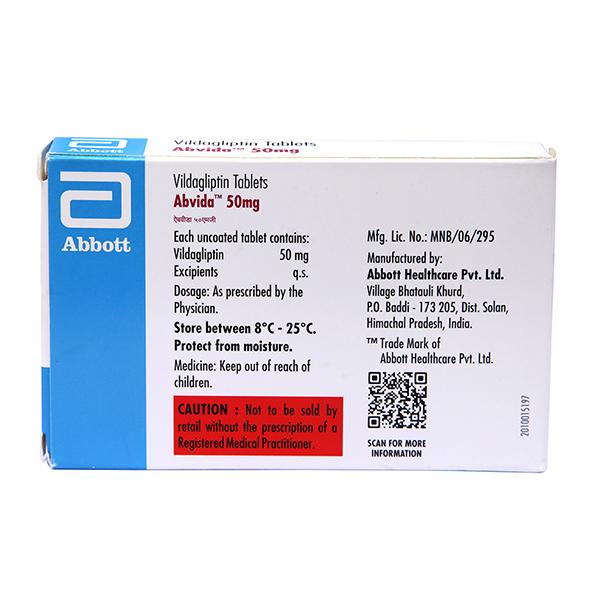 ABVIDA 50mg Tablet 15's