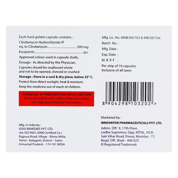 CLINBID 300mg Capsule 10's