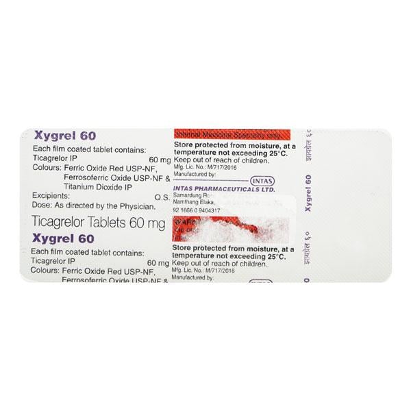 XYGREL 60 Tablet 10's