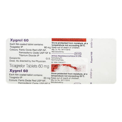XYGREL 60 Tablet 10's