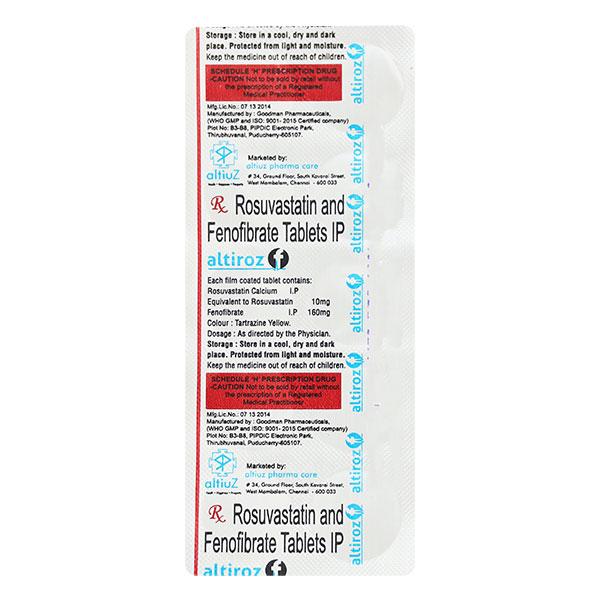 ALTIROZ F Tablet 10's