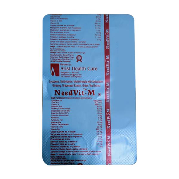 NEEDVIT M Capsule 10's
