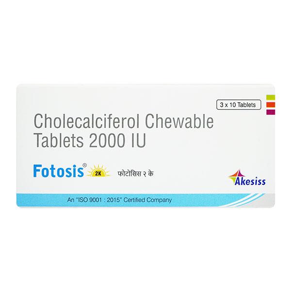 FOTOSIS 2k Chewable Tablet 10's