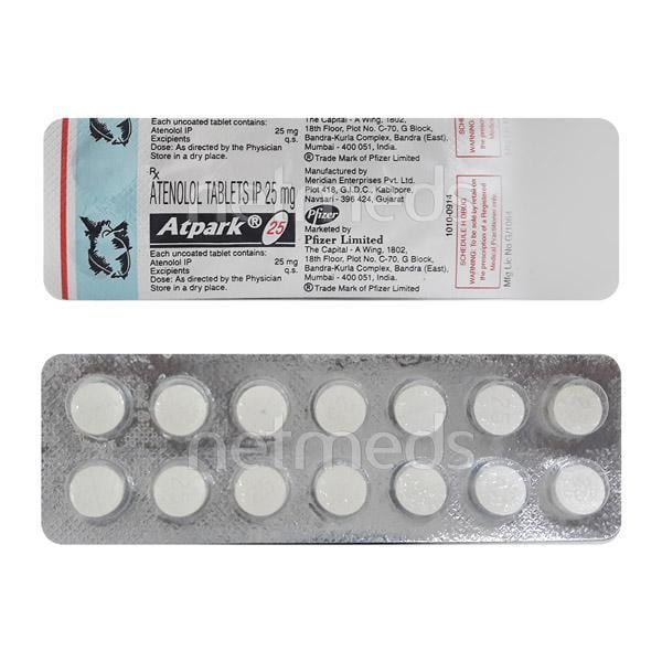 Atpark 25mg Tablet 14'S