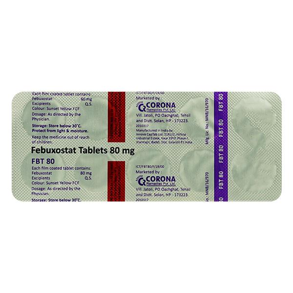 FBT 80 Tablet 10's