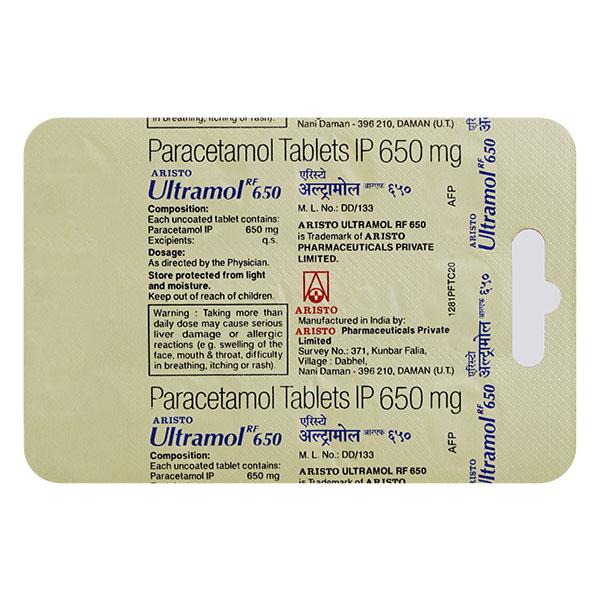 ULTRAMOL RF 650 Tablet 10's