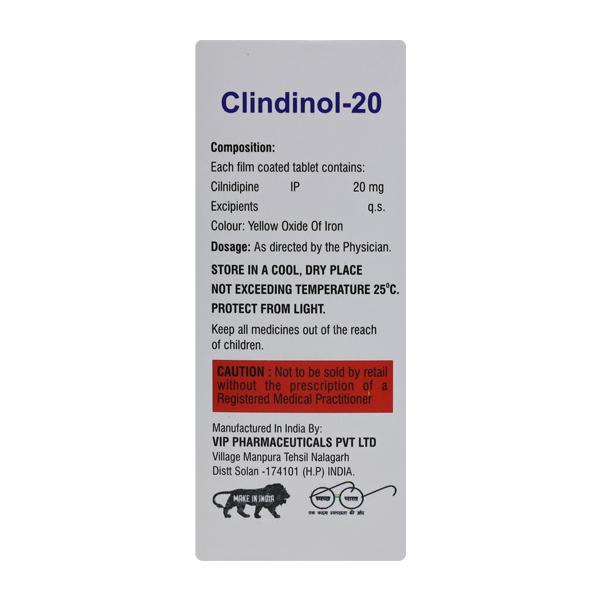 CLINDINOL 20 Tablet 10's
