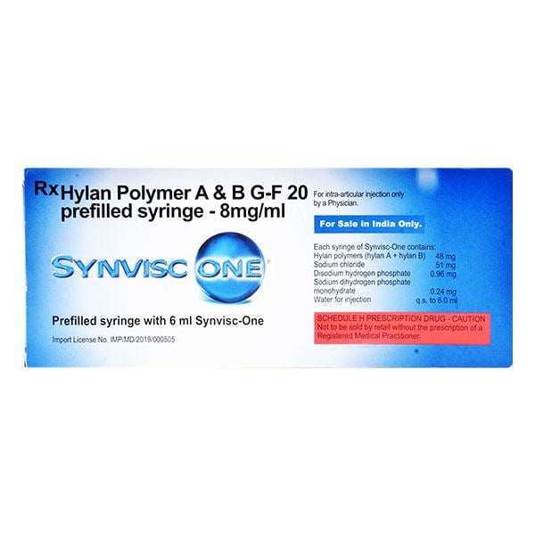 SYNVISC ONE (HYLAN GF 20) Injection(Pfs) 6ml