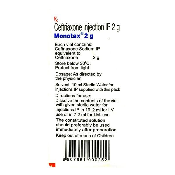 MONOTAX 2gm Injection 1's