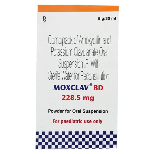 Moxclav Bd 228.5Mg Oral Suspension 30ml