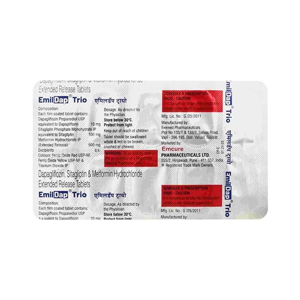 EMILDAP TRIO Tablet 10's