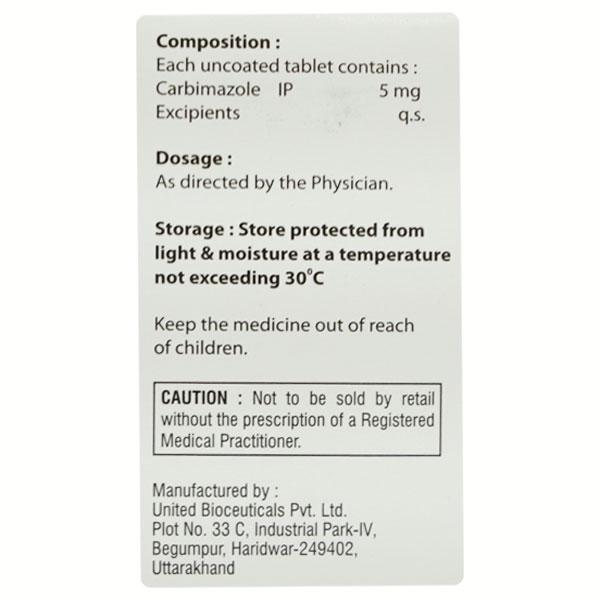 CARBIROSE 5 Tablet 100's