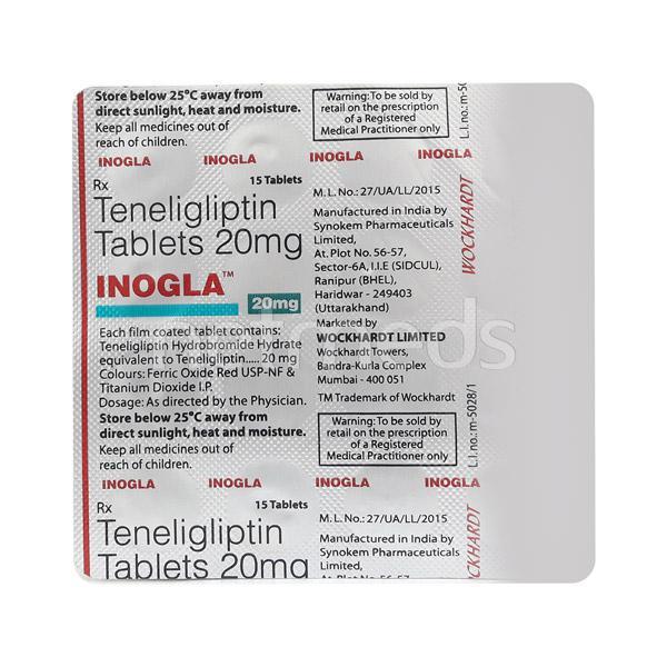 Inogla 20mg Tablet 15'S
