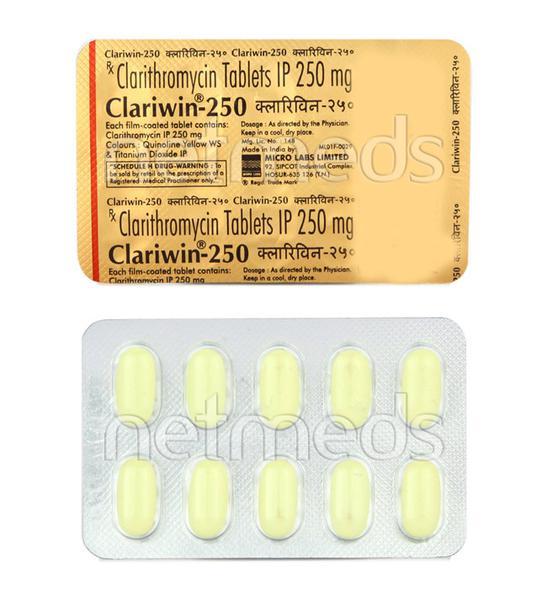 Clariwin 250mg Tablet 10'S
