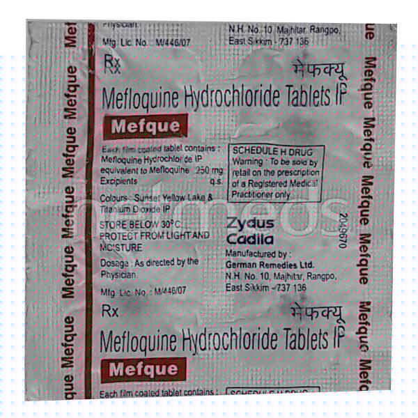 Mefque 250mg Tablet 4'S