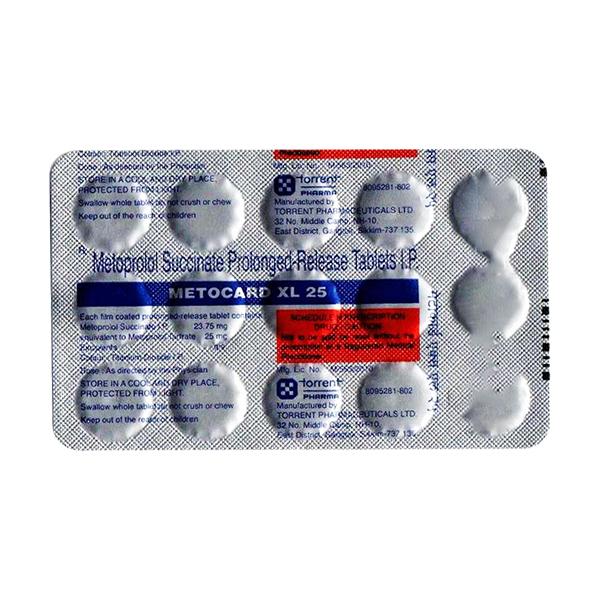 METOCARD XL 25 Tablet 15's