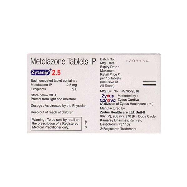 ZYTANIX 2.5 Tablet 15's