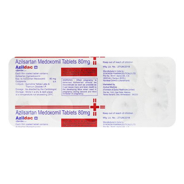 Azildac 80mg Tablet 10'S