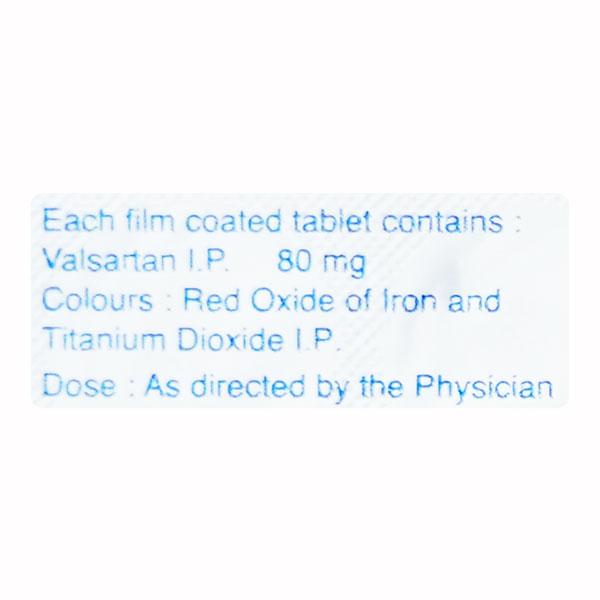 VALZAAR 80mg Tablet 15's