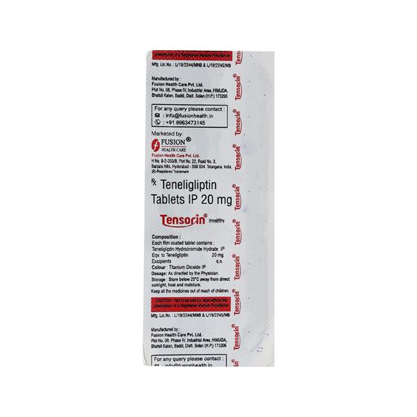 TENSORIN 20mg Tablet 10's