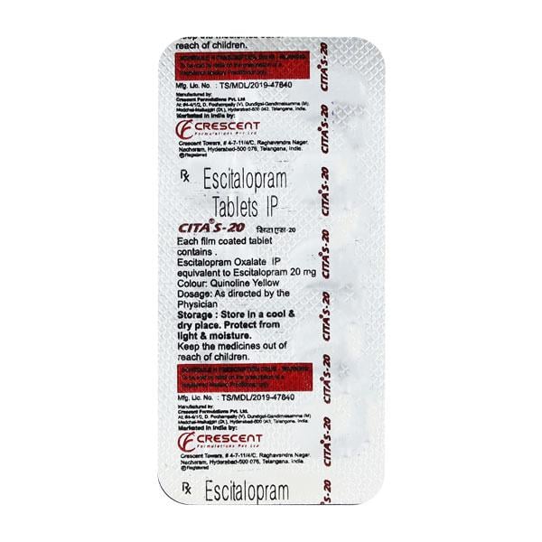 CITA S 20 Tablet 10's