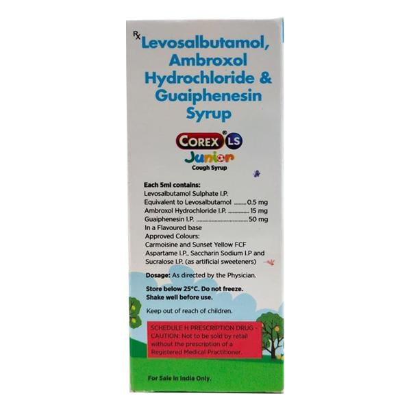 COREX LS Junior Mixed Fruit Flavour Cough Syrup 60ml