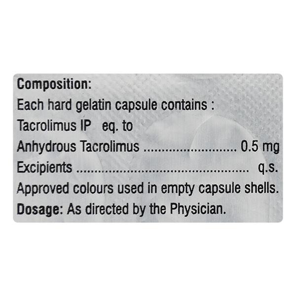 Imunotac 0.5mg Capsule 10'S