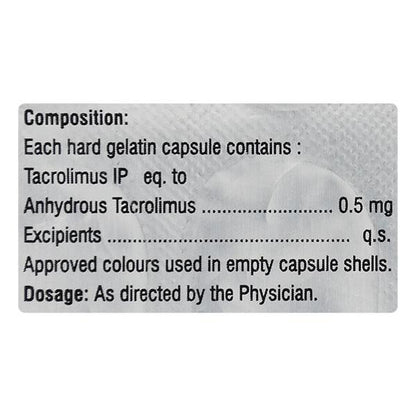 Imunotac 0.5mg Capsule 10'S