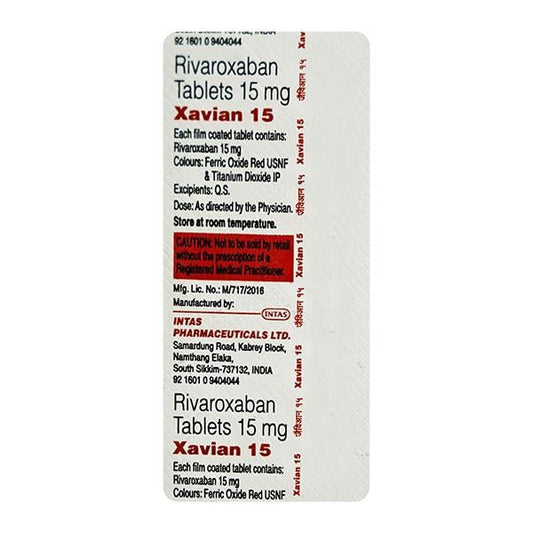 XAVIAN 15 Tablet 10's