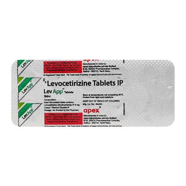 Levapp 5mg Tablet 10'S