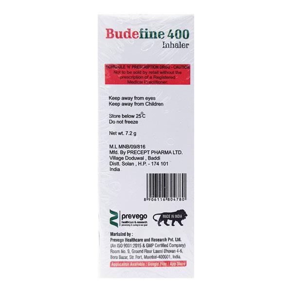 BUDEFINE 400 Inhaler 120md