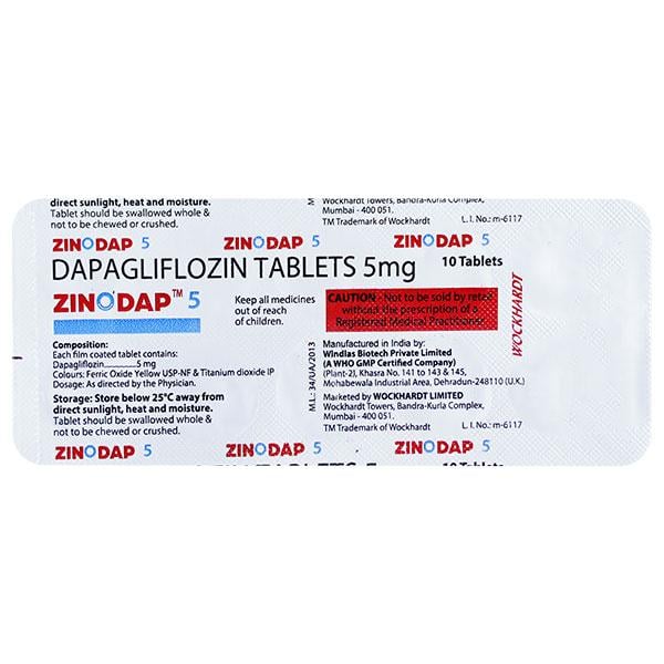 ZINODAP 5 Tablet 10's