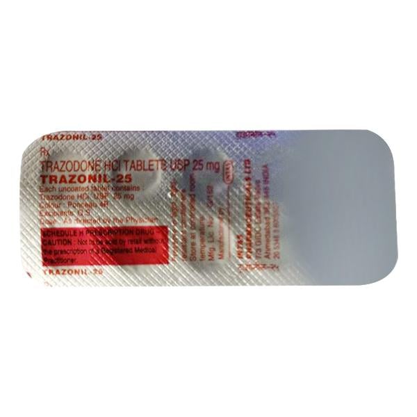 Trazonil 25mg Tablet 10'S