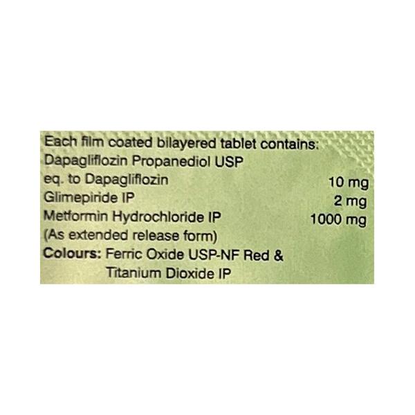 DAPZIGARD GM 2 FORTE Tablet 10's