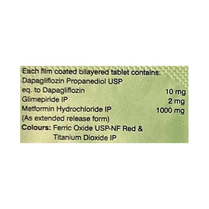 DAPZIGARD GM 2 FORTE Tablet 10's