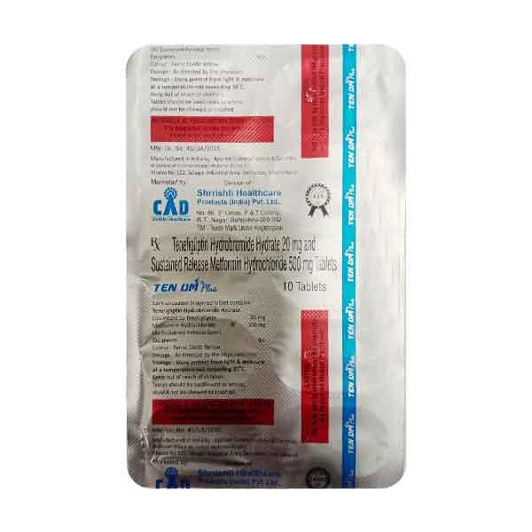 TEN DM PLUS Tablet 10's