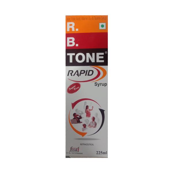 R B TONE RAPID SUGAR FREE Syrup 225ml